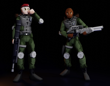 Mercenary Render